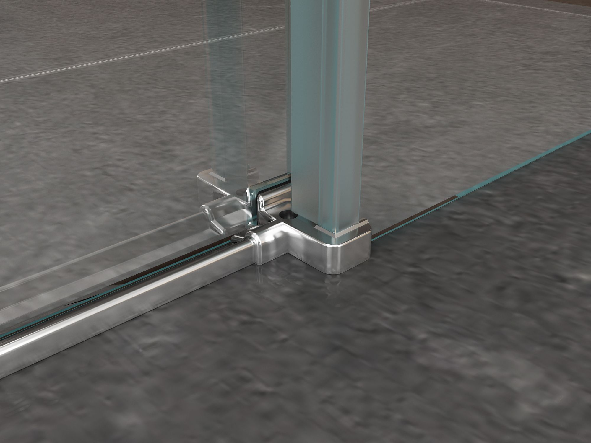 Mueller Softclose 2.0 douchecabine met schuifdeur 100x90cm Softclose
