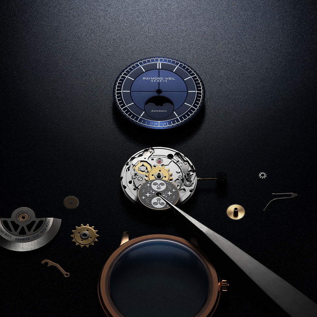 Raymond Weil Millesime Moon Phase Rosé Ø 39.5mm