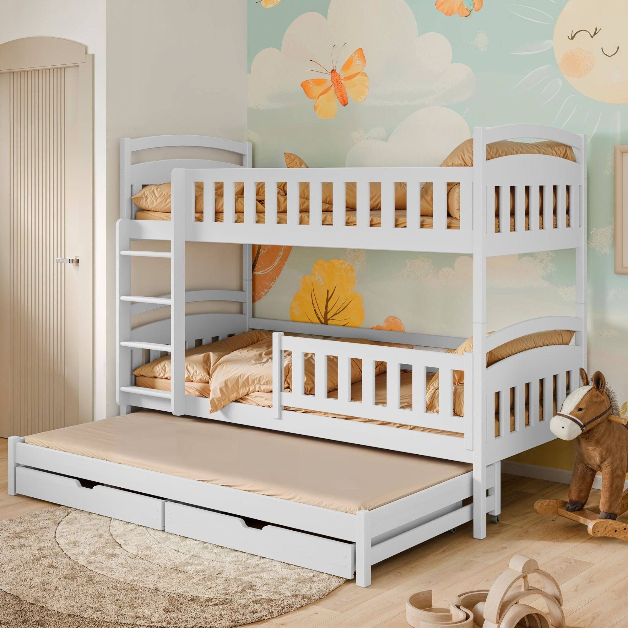 Kids Collective Etagenbett Ebba 90 x 200cm Weiß