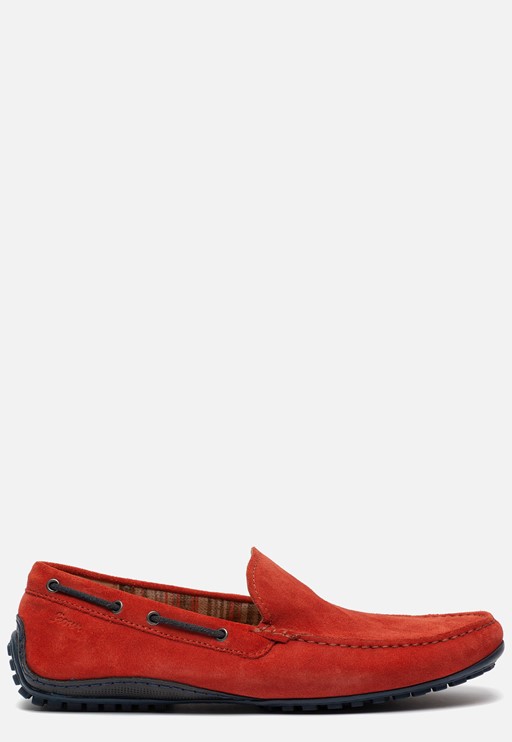Sioux Callimo mocassins oranje Suede