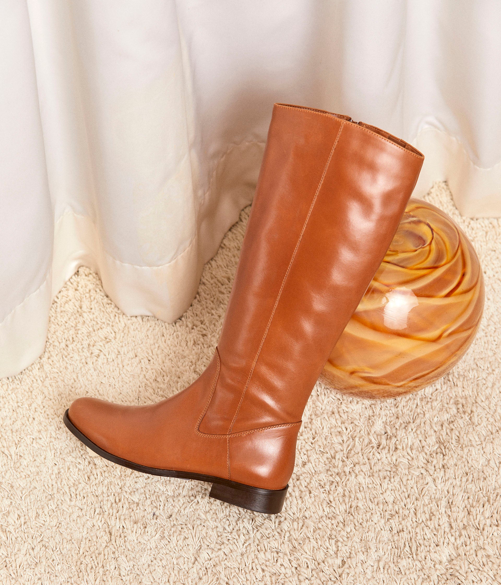 Bottes cognac Henriette