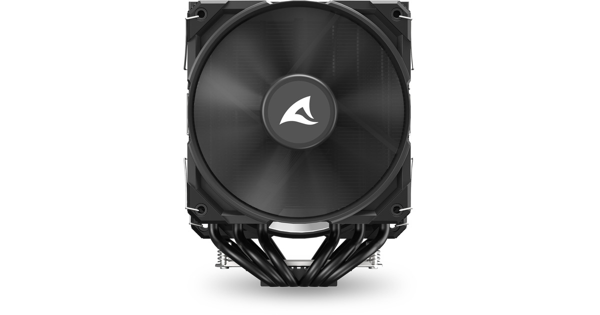 SharkoonA60 CPU-koeler  (Zwart, 4-pins PWM fan-connector)