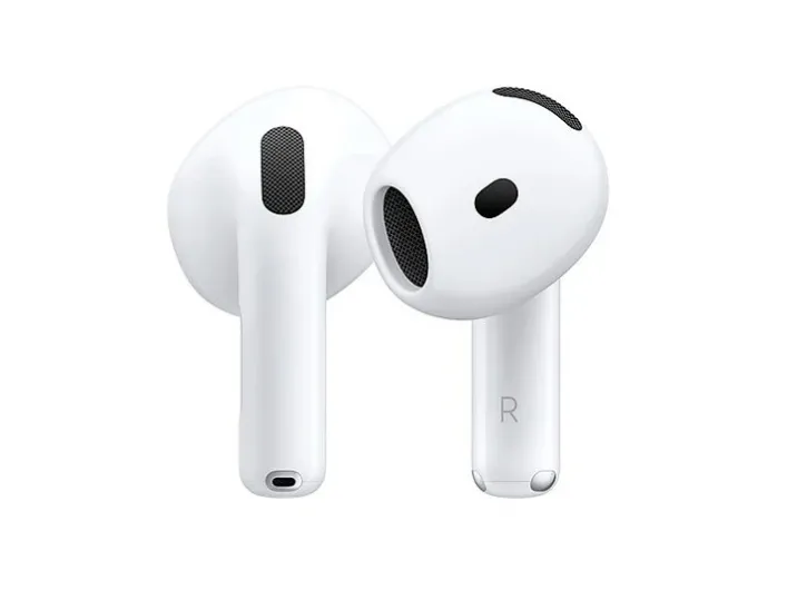 Apple AirPods 4 - Ægte trådløse øretelefoner med mik. - ørespids - Bluetooth - hvid