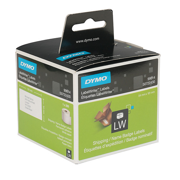 Rouleau de 220 étiquettes pour badges format 101 x 54  LabelWriter