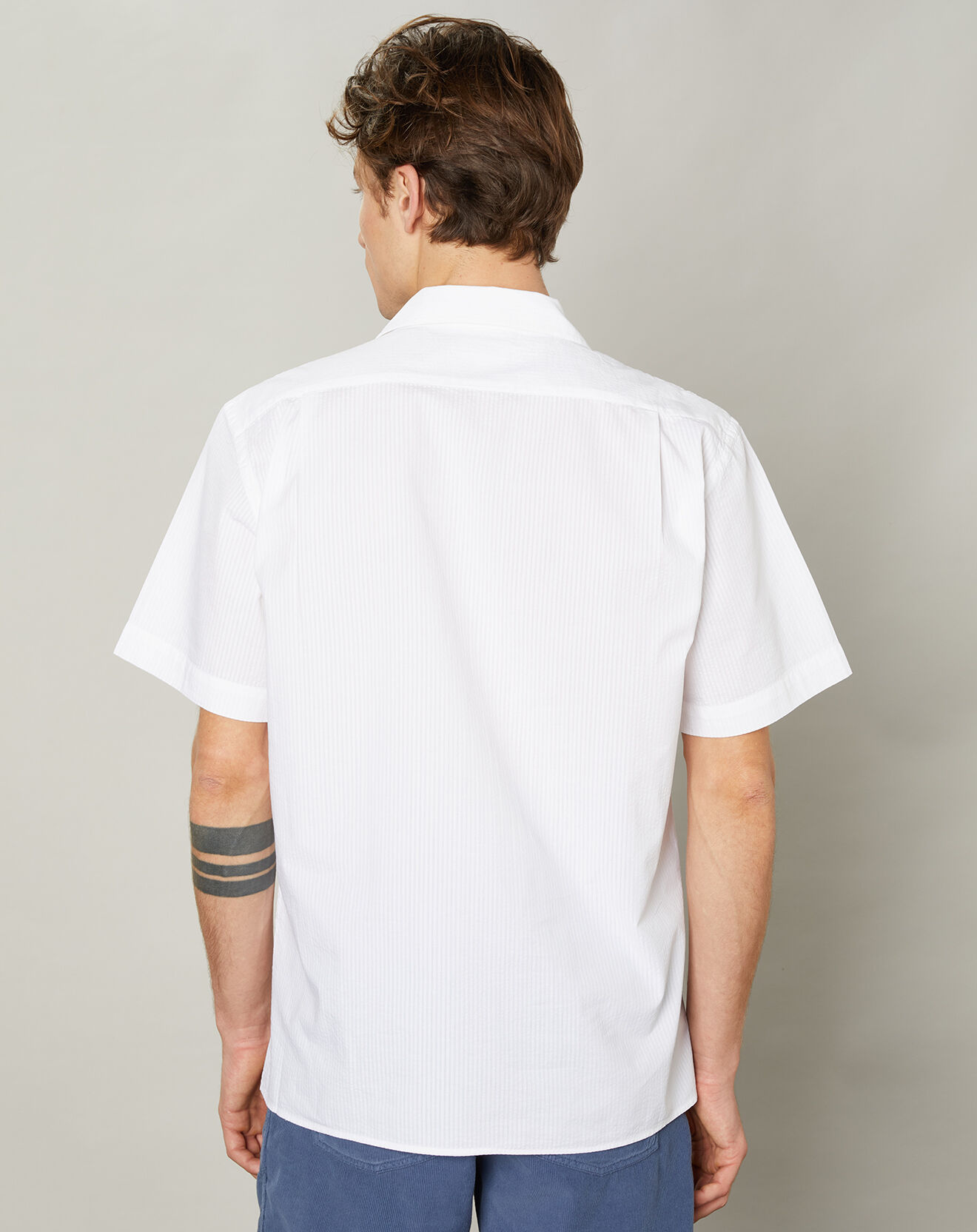 Hartford Chemise regular Palm blanche