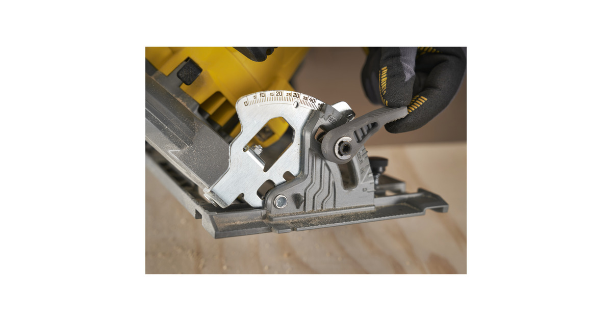 StanleyFATMAX V20 18V Cirkelzaag 190mm handcirkelzaag  (Zwart/geel, Accu en oplader inbegrepen, met koffer)