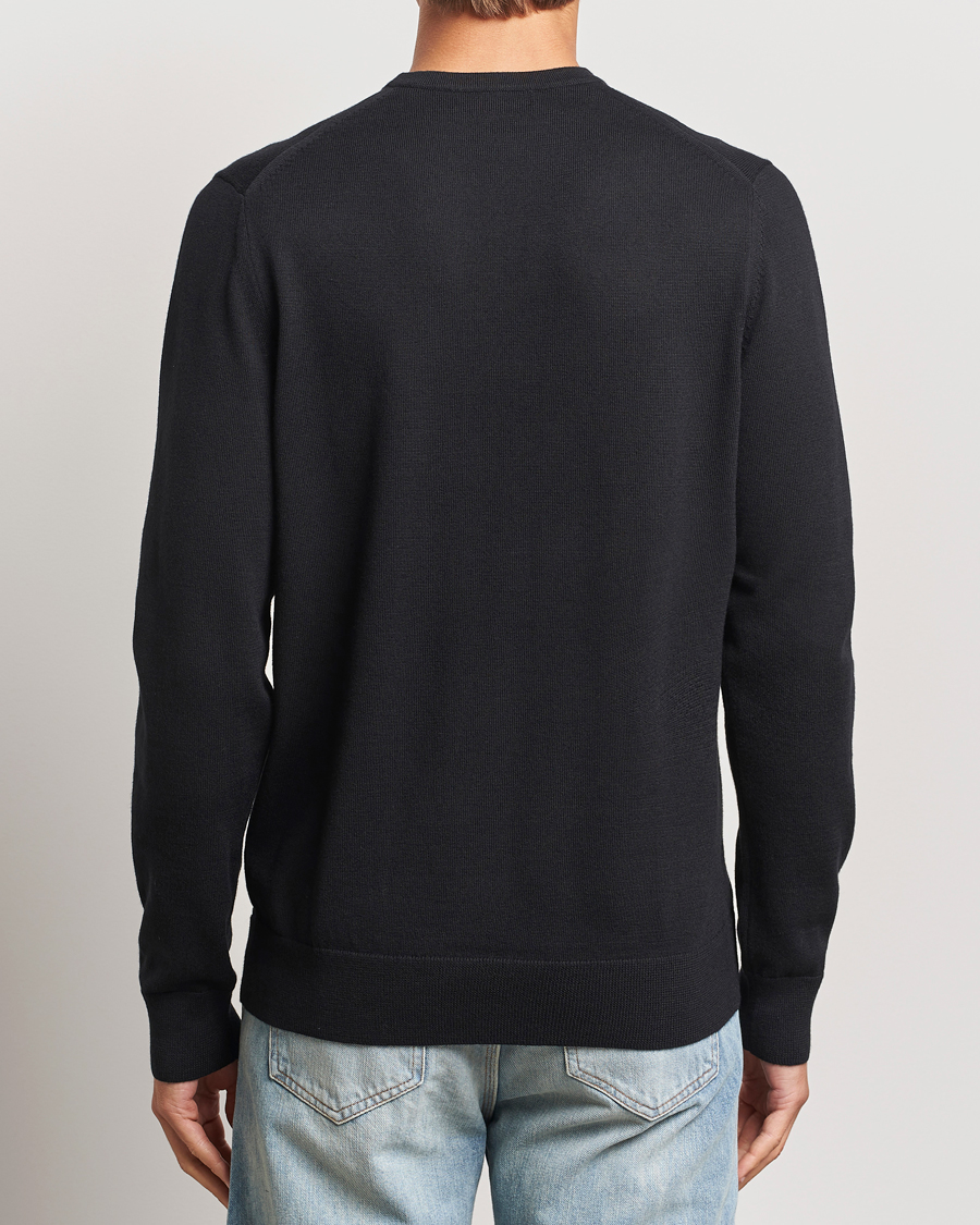 Fred Perry Classic Crew Neck Jumper Black