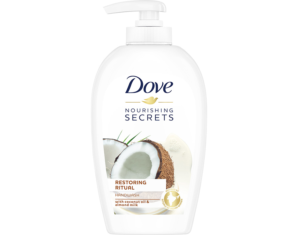 SABONETE DOVE LÍQUIDO SECRETS CÔCO 250ML