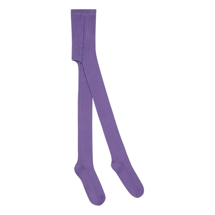 SMALLABLE BASICS Collants Coton Bio | Lavande