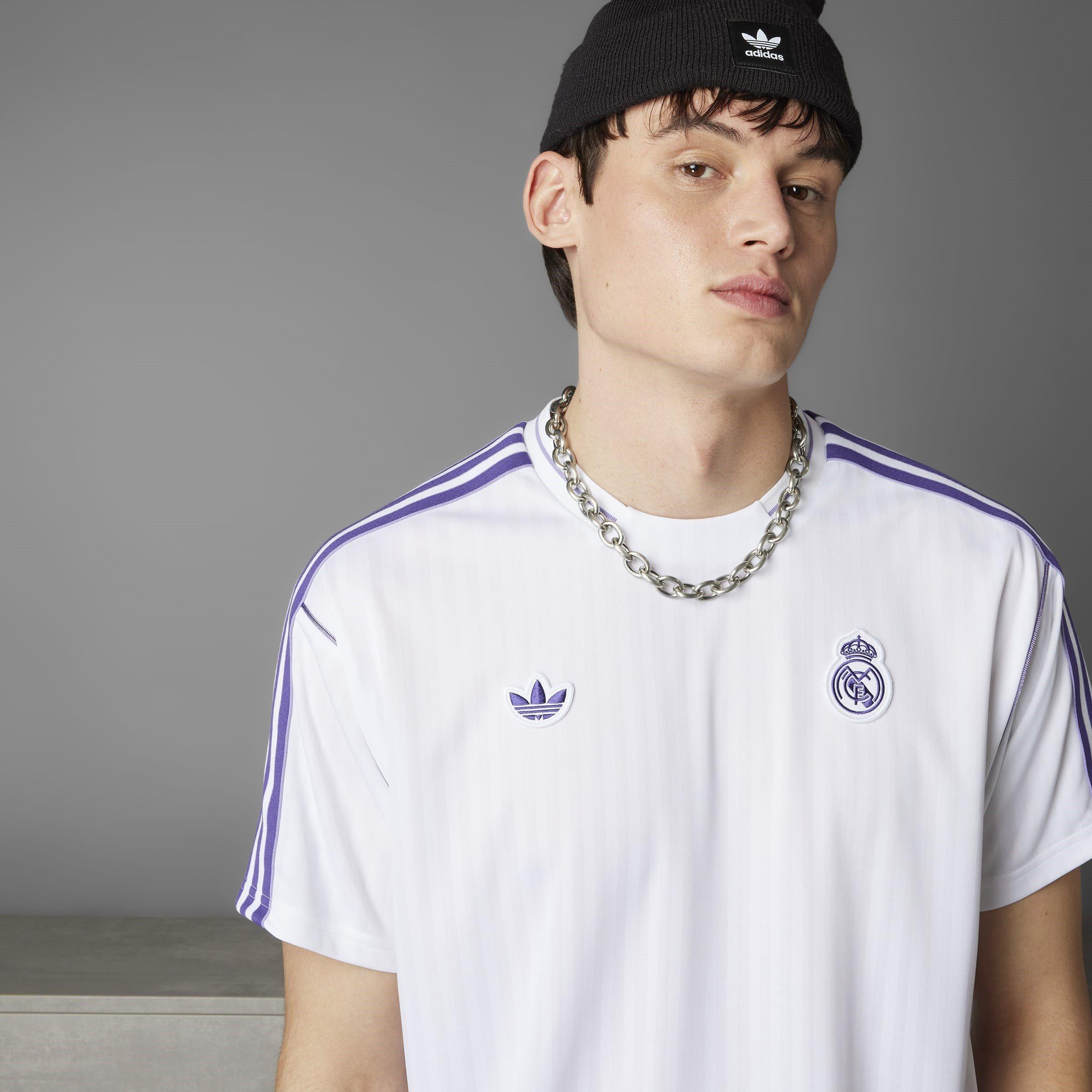 adidas Real Madrid Icon T Shirt Adults