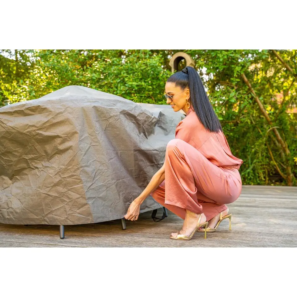 Outdoor Covers ovale tuinsethoes 245x200x80 cm