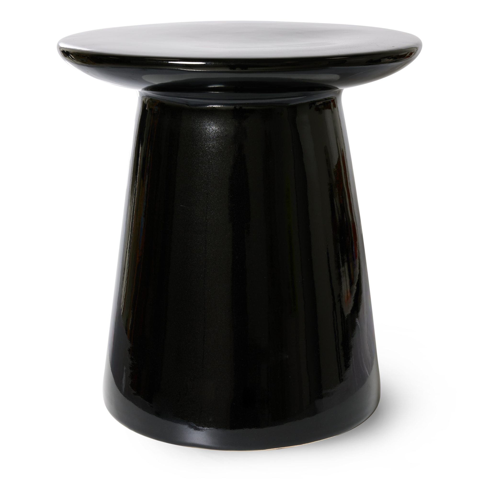 Bijzettafel Earthenware M black