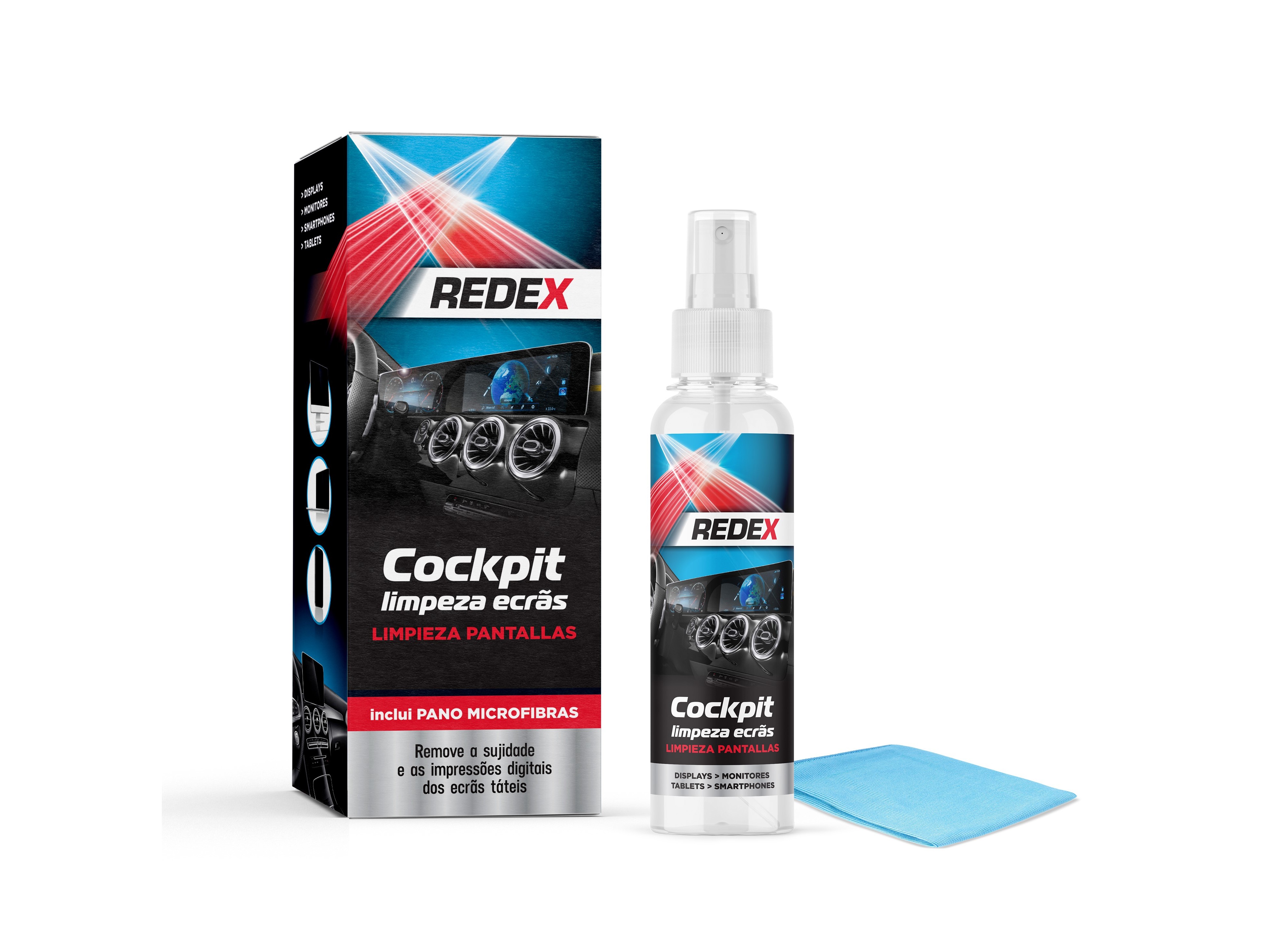 COCKPIT LIMPEZA ECRAS REDEX 200ML