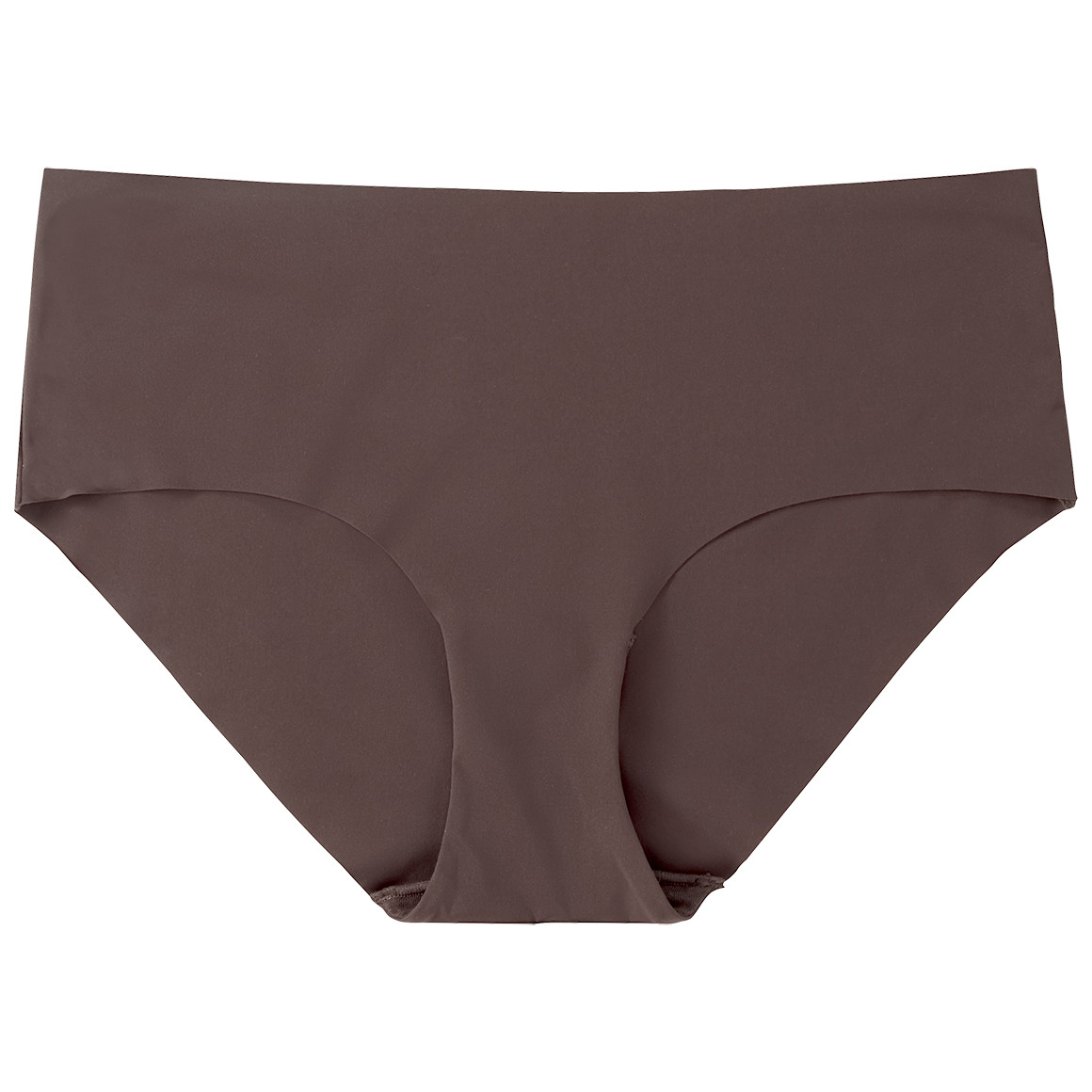 Gina Benotti Damen Seamless-Panty im Basic-Look dunkelbraun