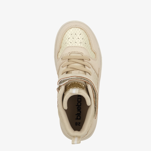 Blue Box hoge meisjes sneakers goudkleurig