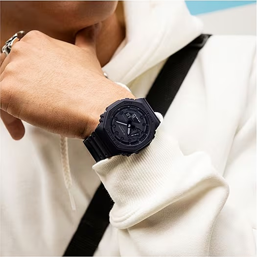 (Ø45mm) Classic Chronograph Herren Armbanduhr Analog / Digital (GA-2100-1A1ER) - Schwarz
