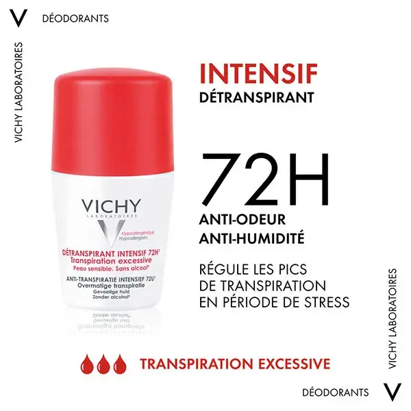 Antitranspirante Vichy Intensive 72h 50ml