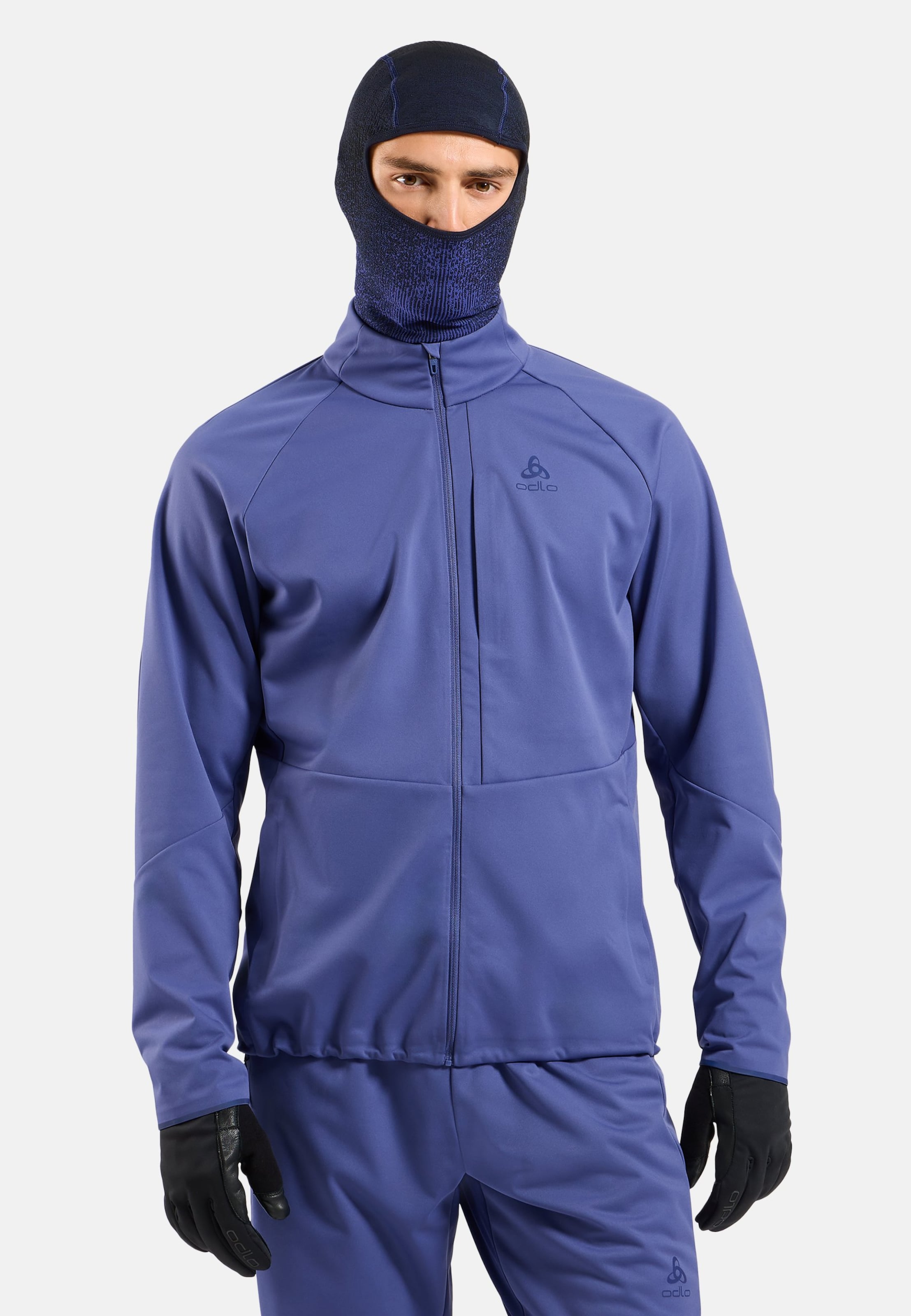 Winddichte Zeroweight Elite Langlaufjacke in Skipper Blue