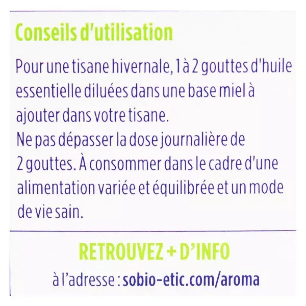 So'Bio Étic Aroma Huile Essentielle Ravintsara Bio 10ml