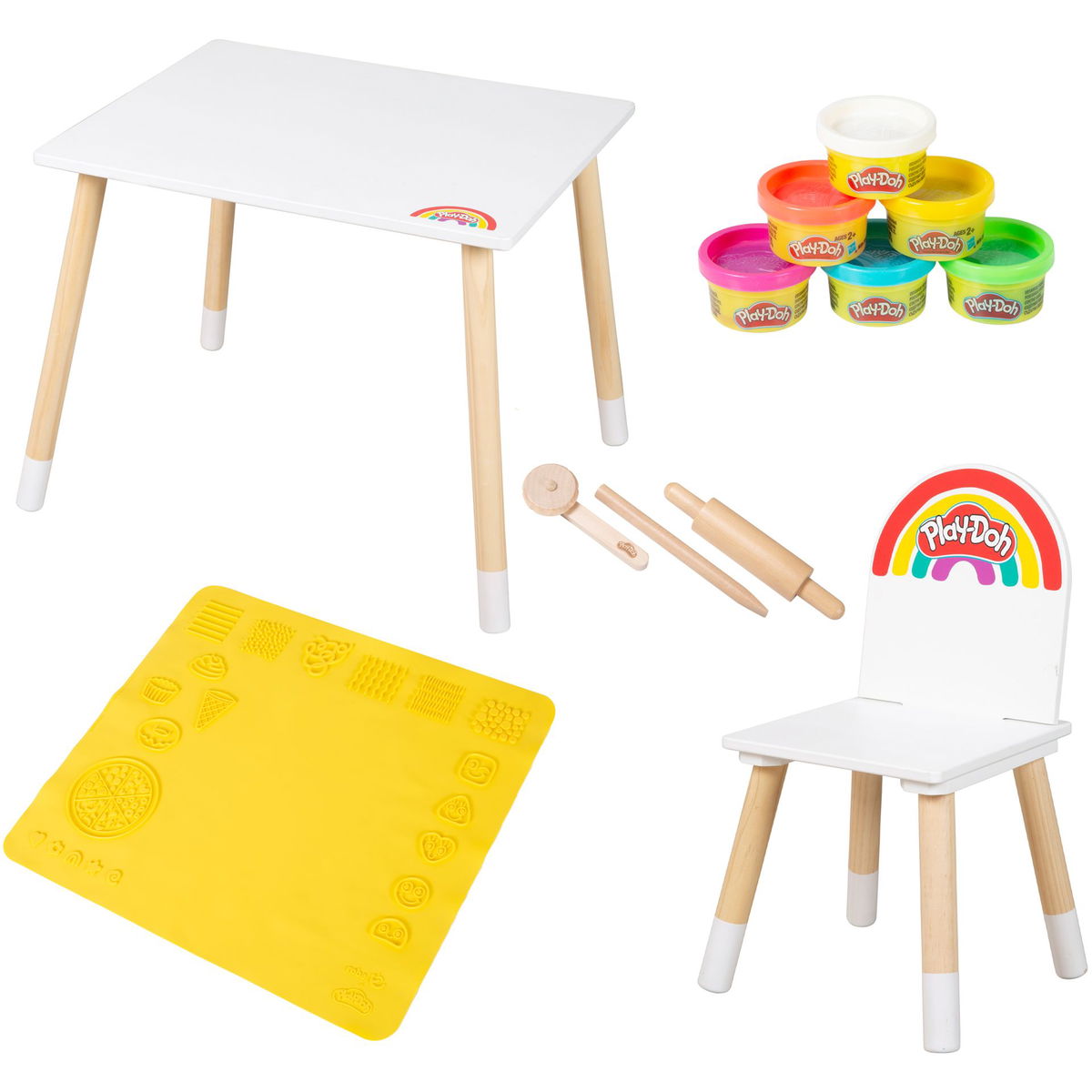 robaroba   x Play Doh Kindersitzgruppe mit Zubehör