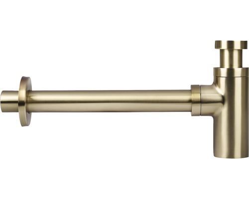 Differentieel sifon voor wastafel 1 1/4 inch x 32 mm mat goud 30.414.52