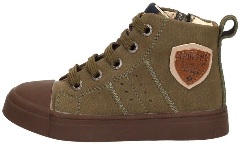 Shoesme Veterschoenen Hoog groen