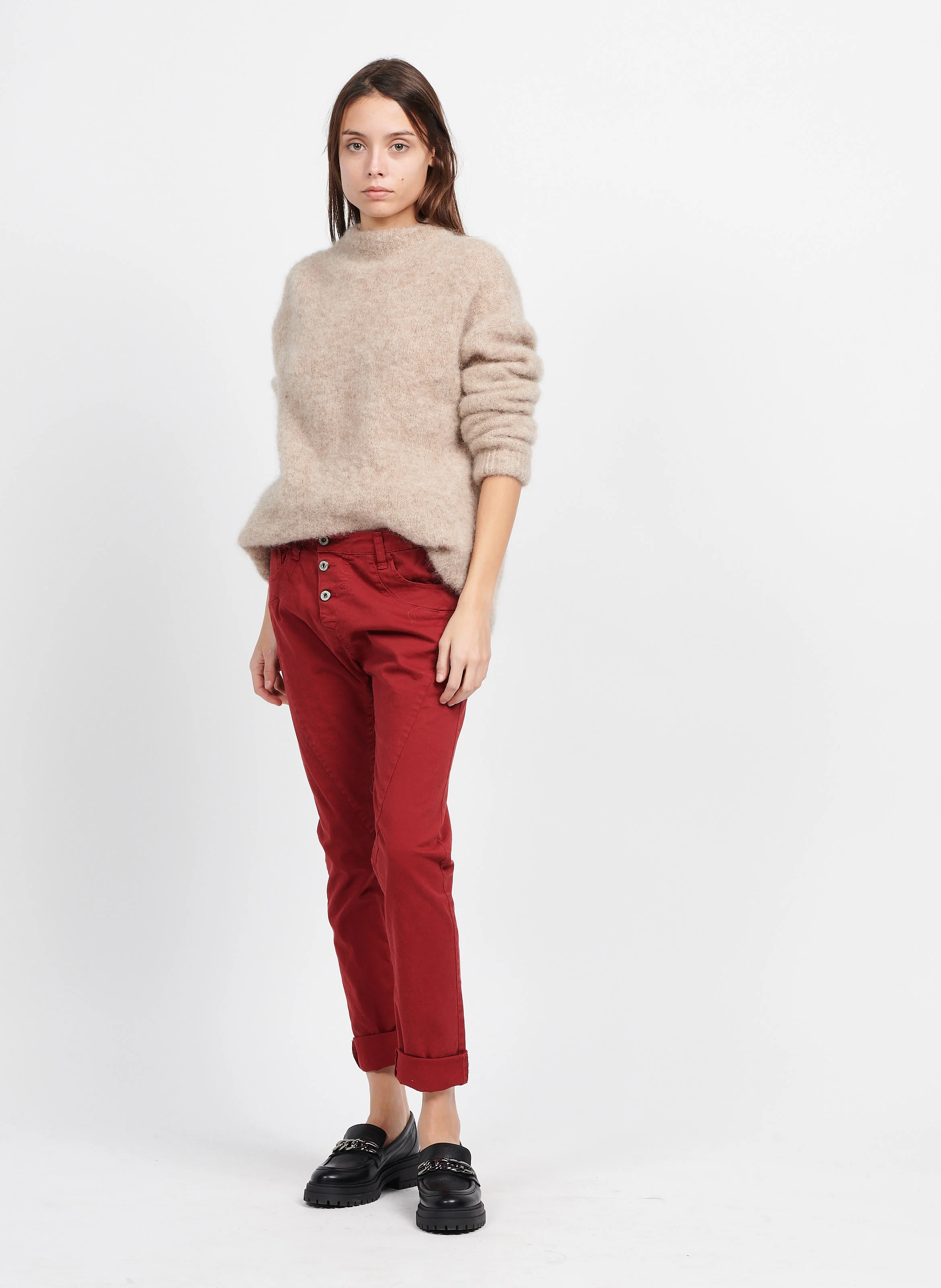 Jean 5 poches | Rouge