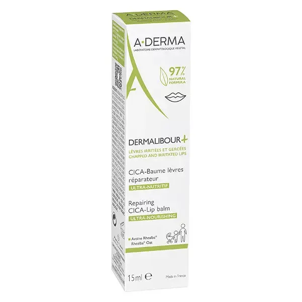 A-Derma Dermalibour+ Cica - Bálsamo Labial Reparador Ultranutritivo 15ml