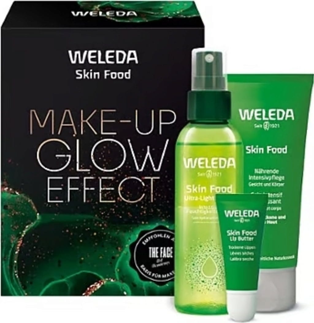 Weleda  Geschenkset Skin Food Face Make-up Glow Effect