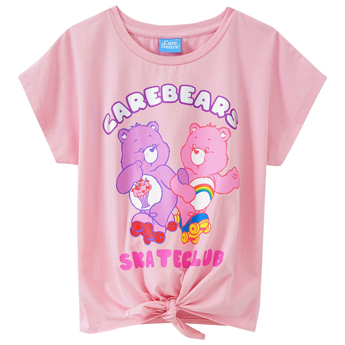 Topolino Glücksbärchis T-Shirt mit Knotendetail rosa