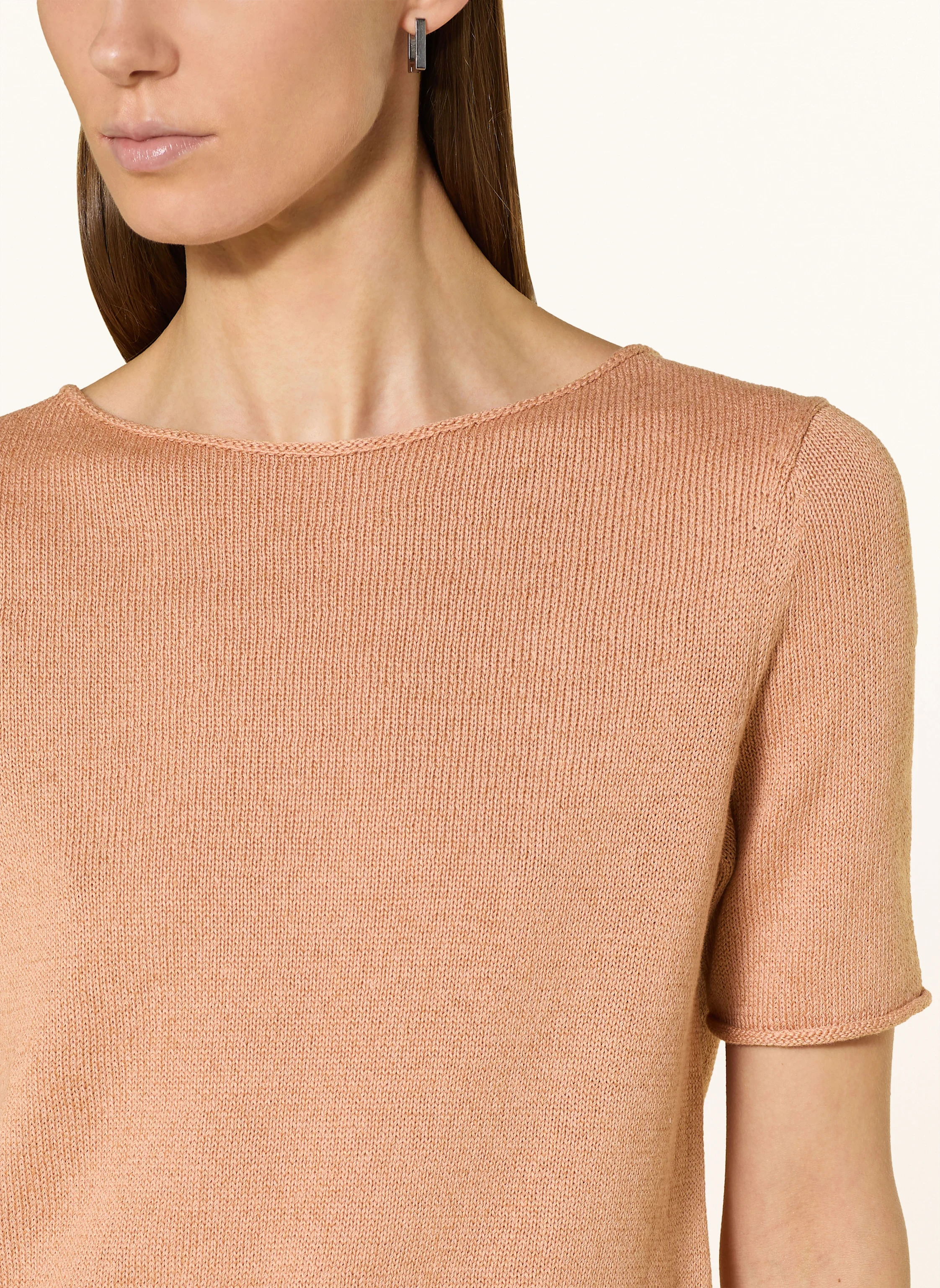 Marc O'Polo Strickshirt mit Leinen