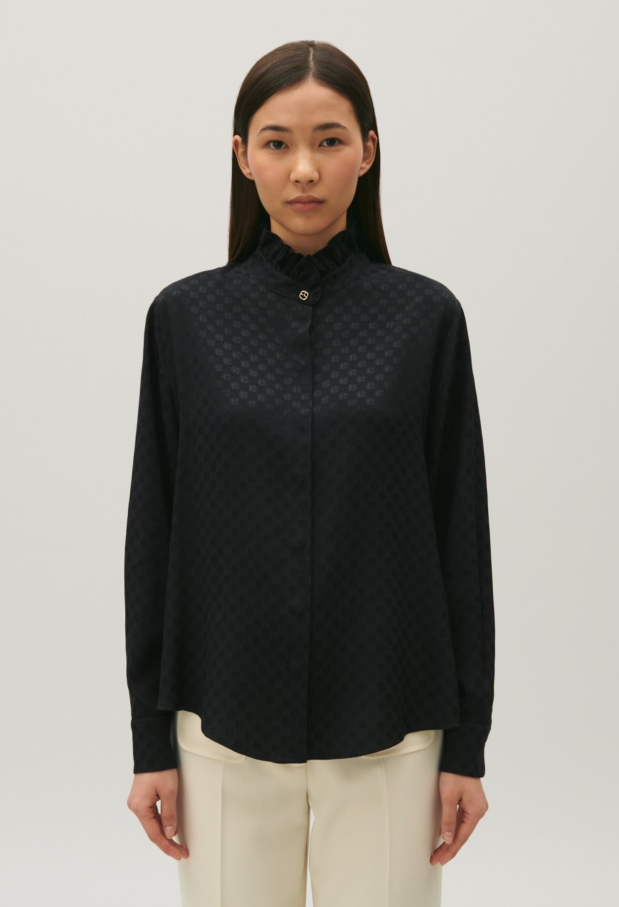 Chemise fluide noire