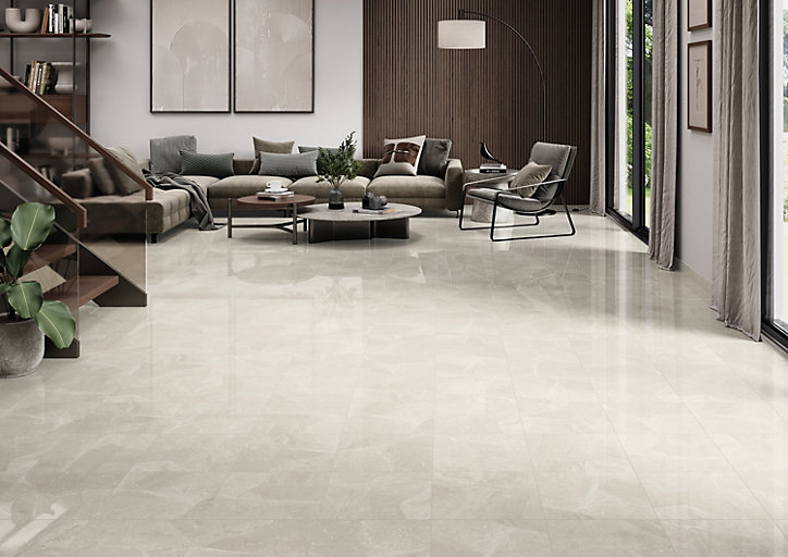 Carrelage sol gris Chelsea 33,3 x 33,3 cm