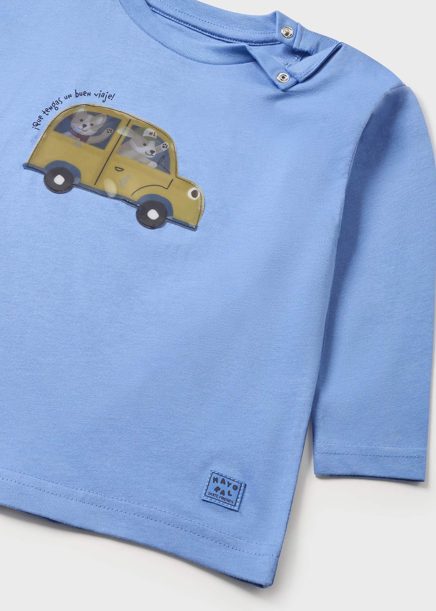Camiseta interativa tamanho grande Better Cotton para bebês