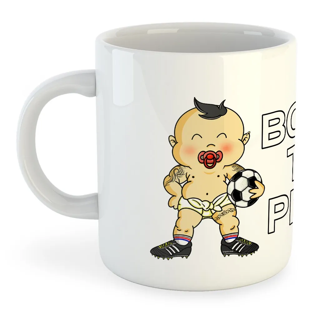 Kruskis Born To Play Football tasse 325ml