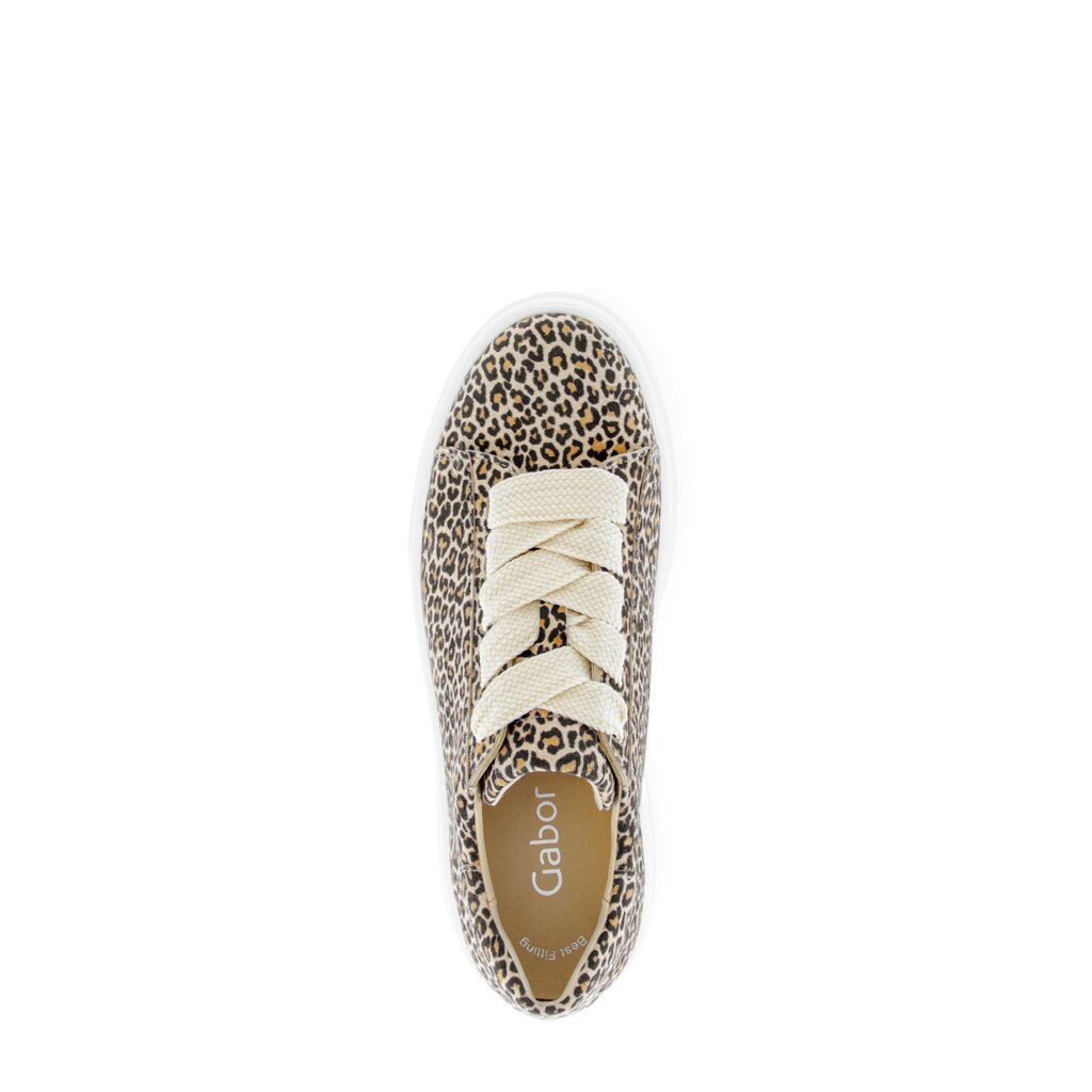 Lage sneaker beige
