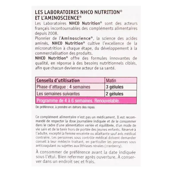 NHCO Uricare Confort du Système Urinaire 84 gélules