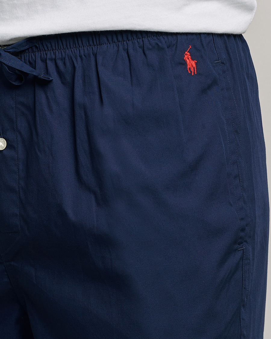 Polo Ralph Lauren Cotton Short Pyjama Set Solid Navy