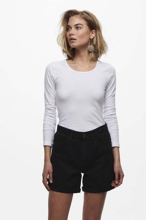 Only witte dames t-shirt