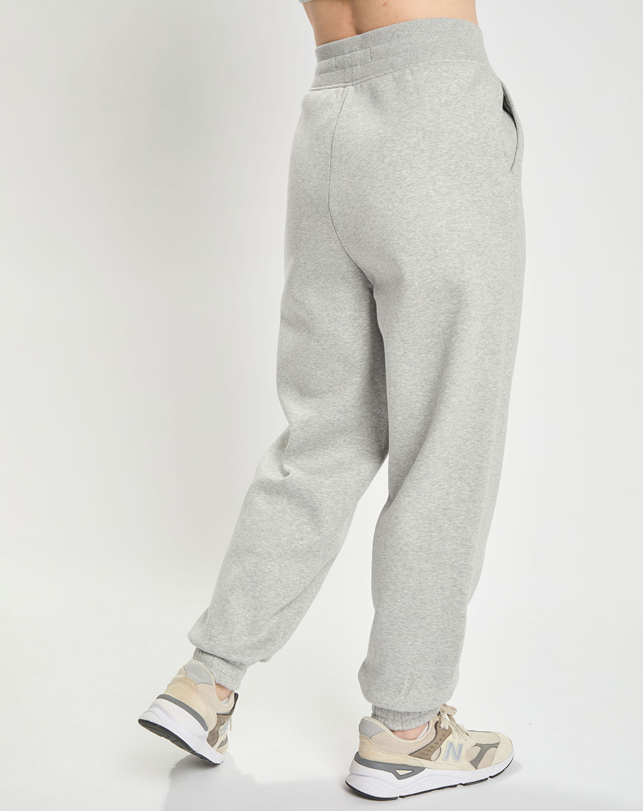 Tommy Jeans Jogging Regular Floral Badge gris chiné