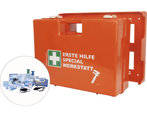 EHBO-doos speciale werkplaats DIN 13 157 incl. speciale vulling