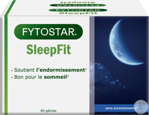 Fytostar SleepFit + Mélatonine Complément Alimentaire Endormissement 60 Gélules