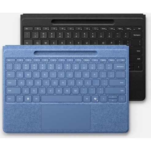 Clavier pour tablette Microsoft Flex pour Surface Pro 13 pouces avec emplacement de recharge pour stylet - Noir