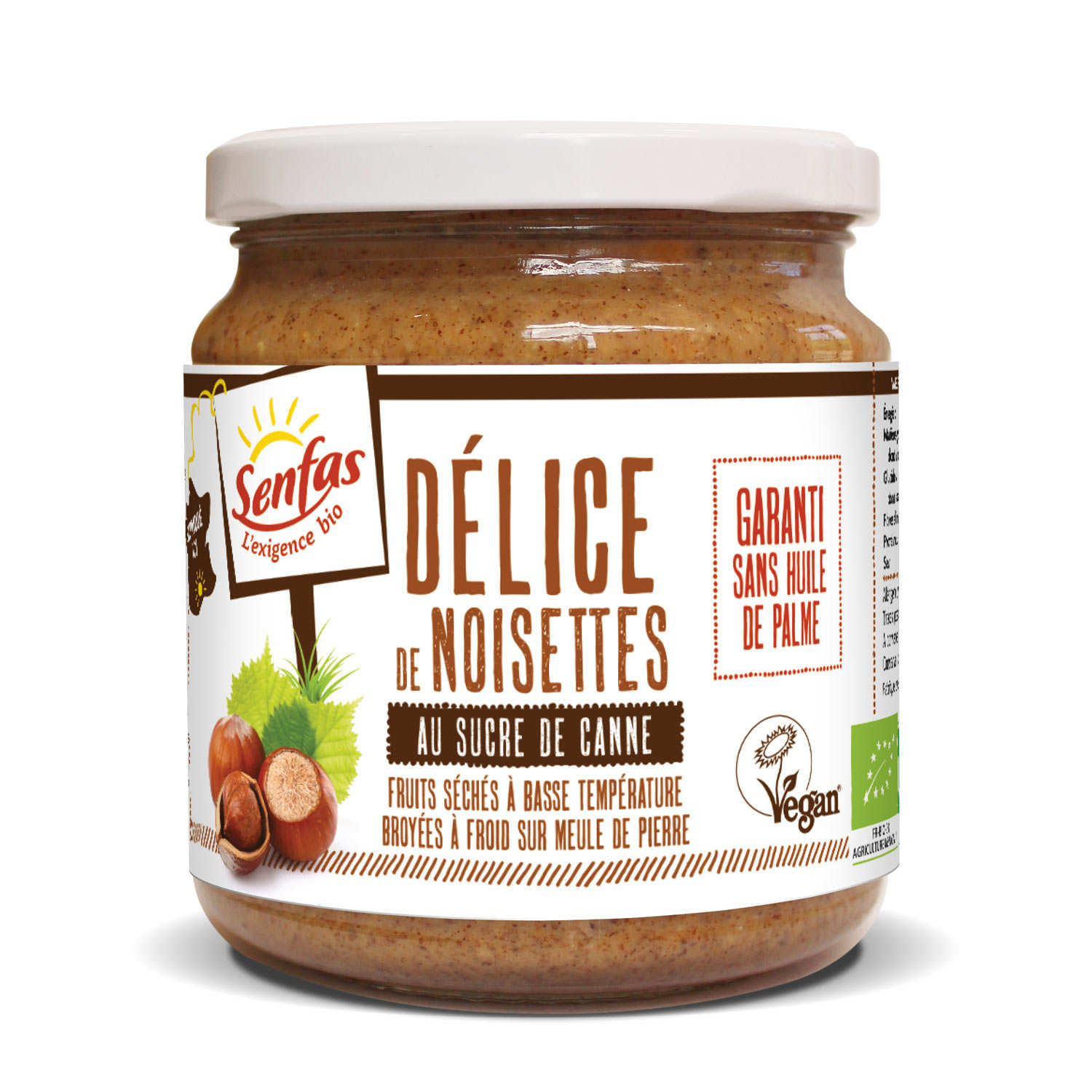Délice de noisettes bio - Pâte à tartiner