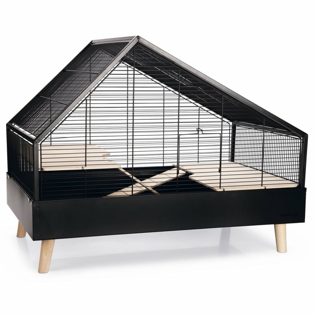 Cage pour rongeurs ayaz 78x48x61 cm noir