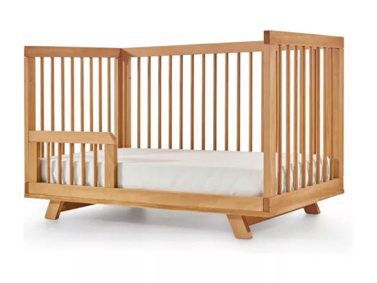 Lit évolutif bébé 70x140 cm bois massif bois naturel KYOTO
