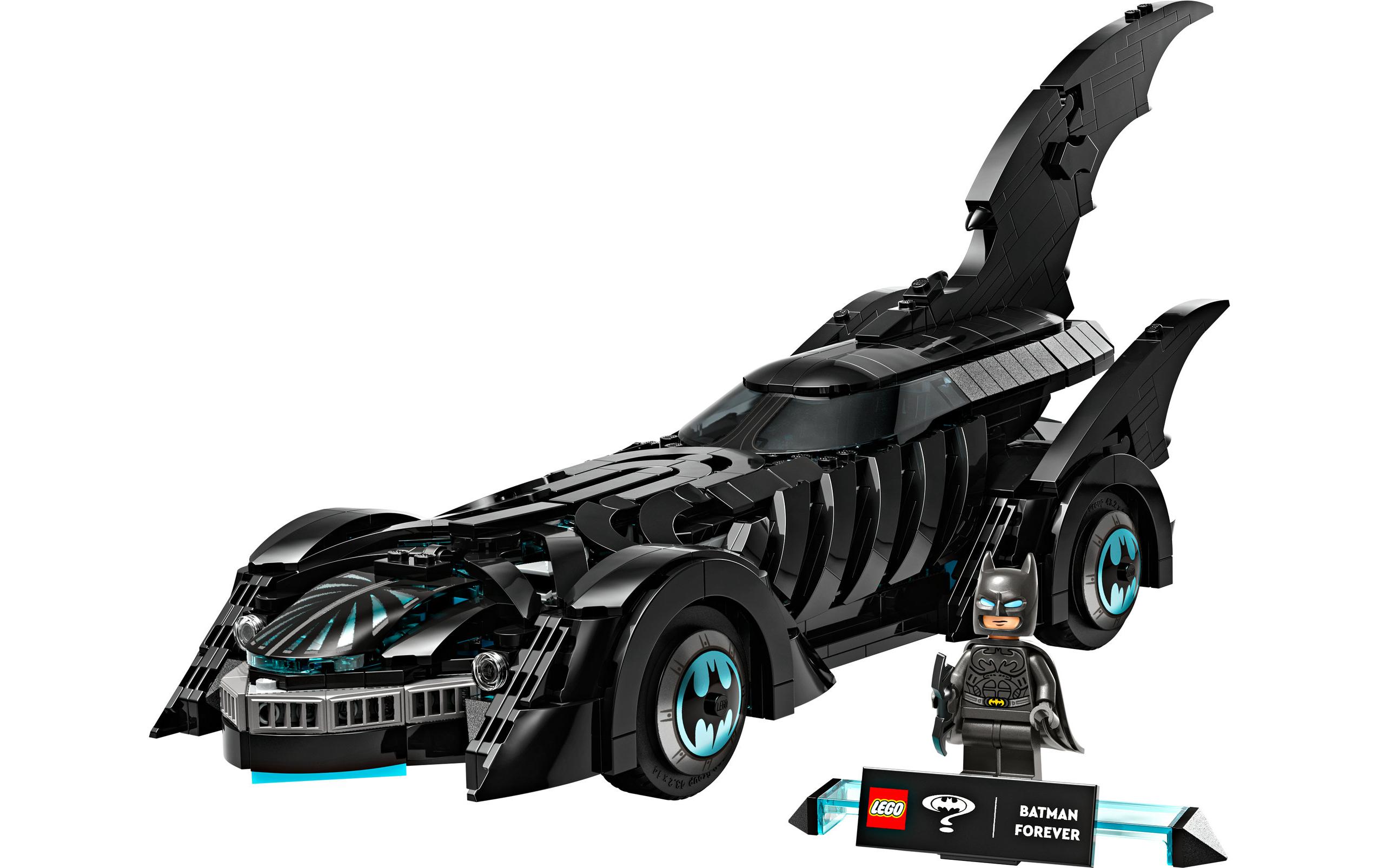 DC Batman Forever Batmobil 76304Superhelden-Spielzeug zum Bauen und Ausstellen