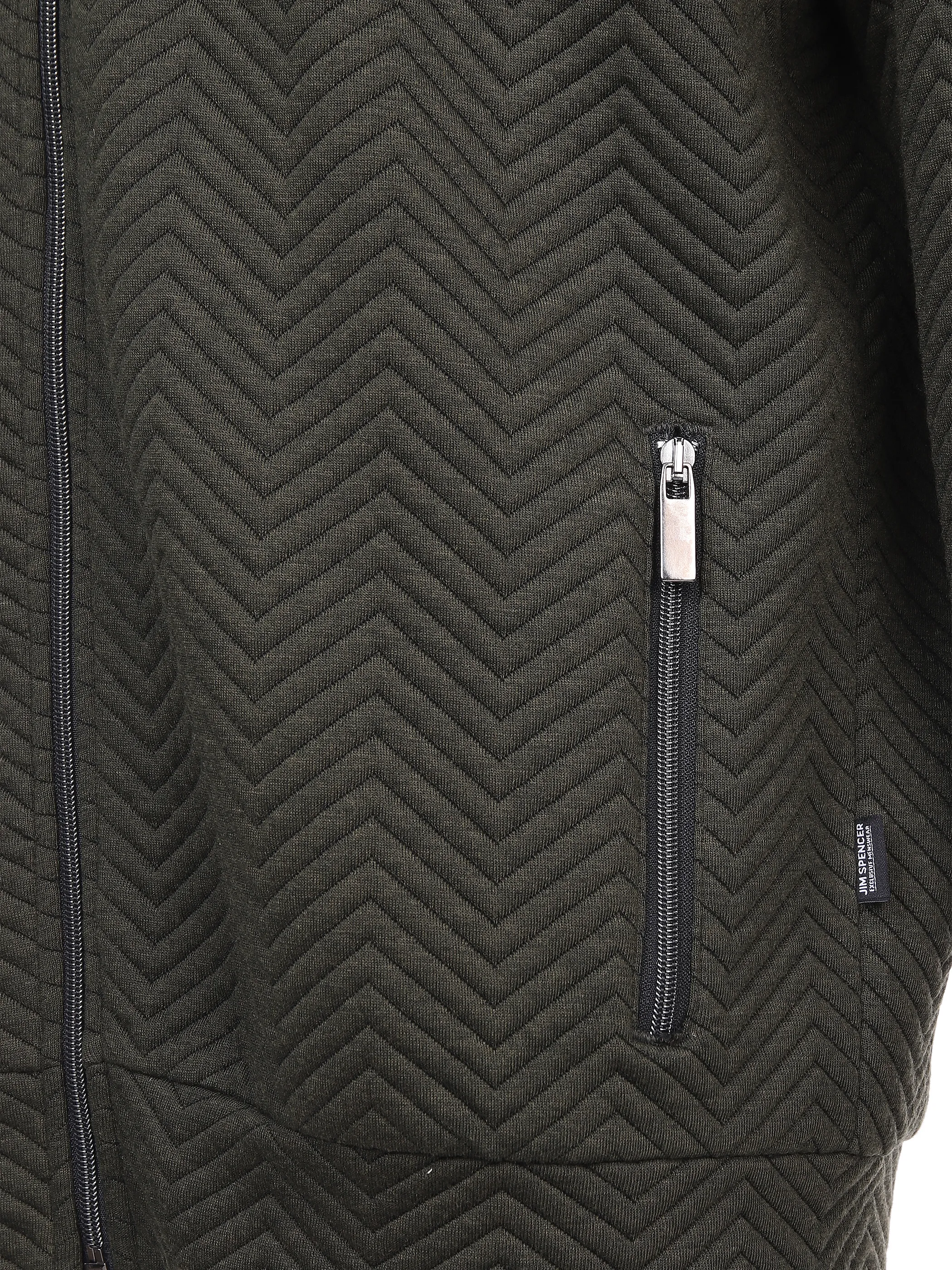 Herren Sweatjacke mit schöner Struktur