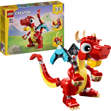 LEGO Creator Rød drage 3-i-1 31145