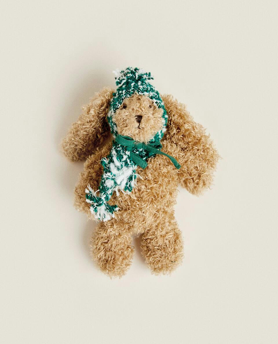 COELHINHO DE PELÚCIA INFANTIL DE NATAL